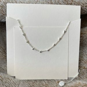 Stella & Dot Celestial Choker Necklace Silver